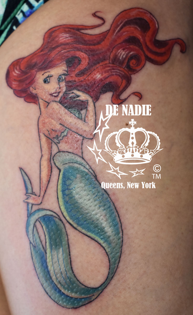 Mermaid denadie  tattoo